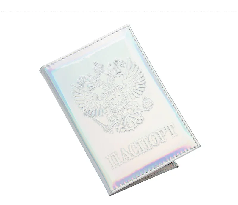 PACGOTH Обложка для паспорта, мягкий лазерный цветной чехол из искусственной кожи для мужчин и женщин, чехол для путешествий, кошелек, бизнес водонепроницаемый держатель для карт