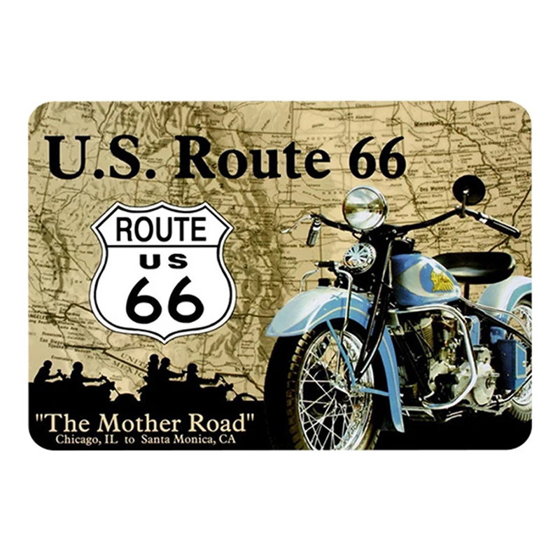 retro motorcycle signs vintage metal tin plate classic iron picture decor wall of garage bar cafe home gym