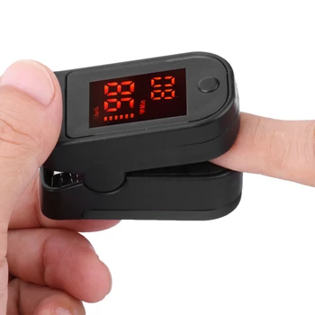 

LED Fingertip Pulse Oximeter Blood Oxygen Sensor O2 SpO2 Heart Rate Monitor Home Family Pulse Oxymeter