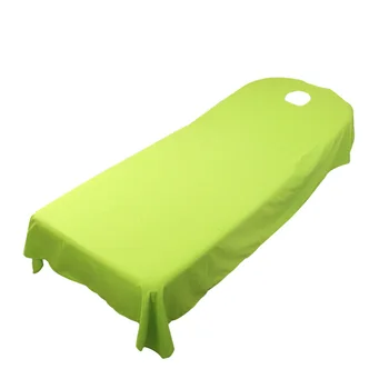

Plain Bedding Article Home Polyester Couch Comfortable Massage SPA Microfiber Salon Soft Wrinkle Resistant Table Cover Bed Sheet