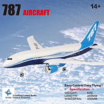 

Simulated Remote Fixed-Wing EPP Aircraft-GorNorriss QF008 2.4G 3CH EPP 550mm Wingspan 6-Axis Gyro with Light Bar DIY RC Airplane