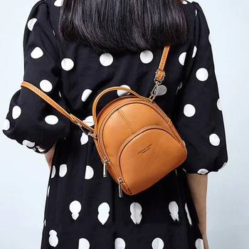 

Multifunction Mini Backpack Women Anti Theft Small Soft Artificial Leather Backpacks Purse Female Ladies Shoulder Bag Girls