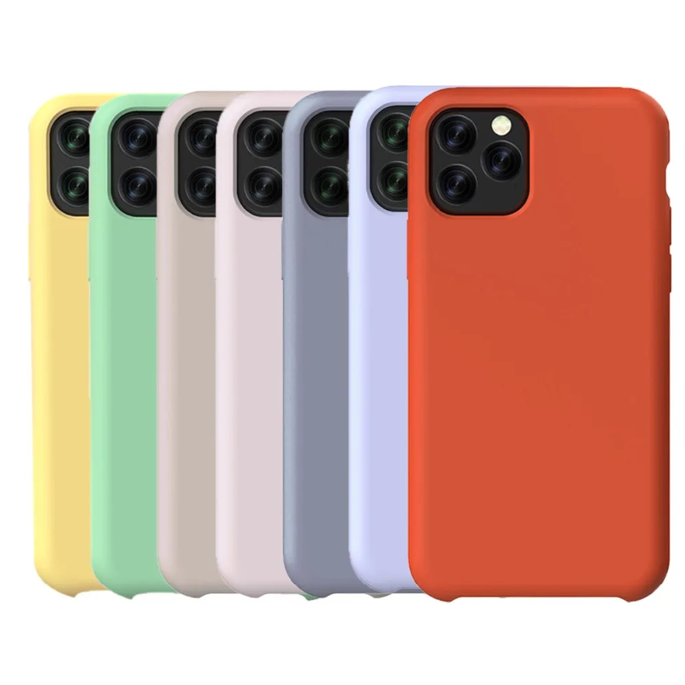 Для iPhone 11 Pro Max Защитный чехол силиконовый чехол для iPhone 11 Pro Max мобильный телефон Гибкая чистая задняя крышка Защитный Cas
