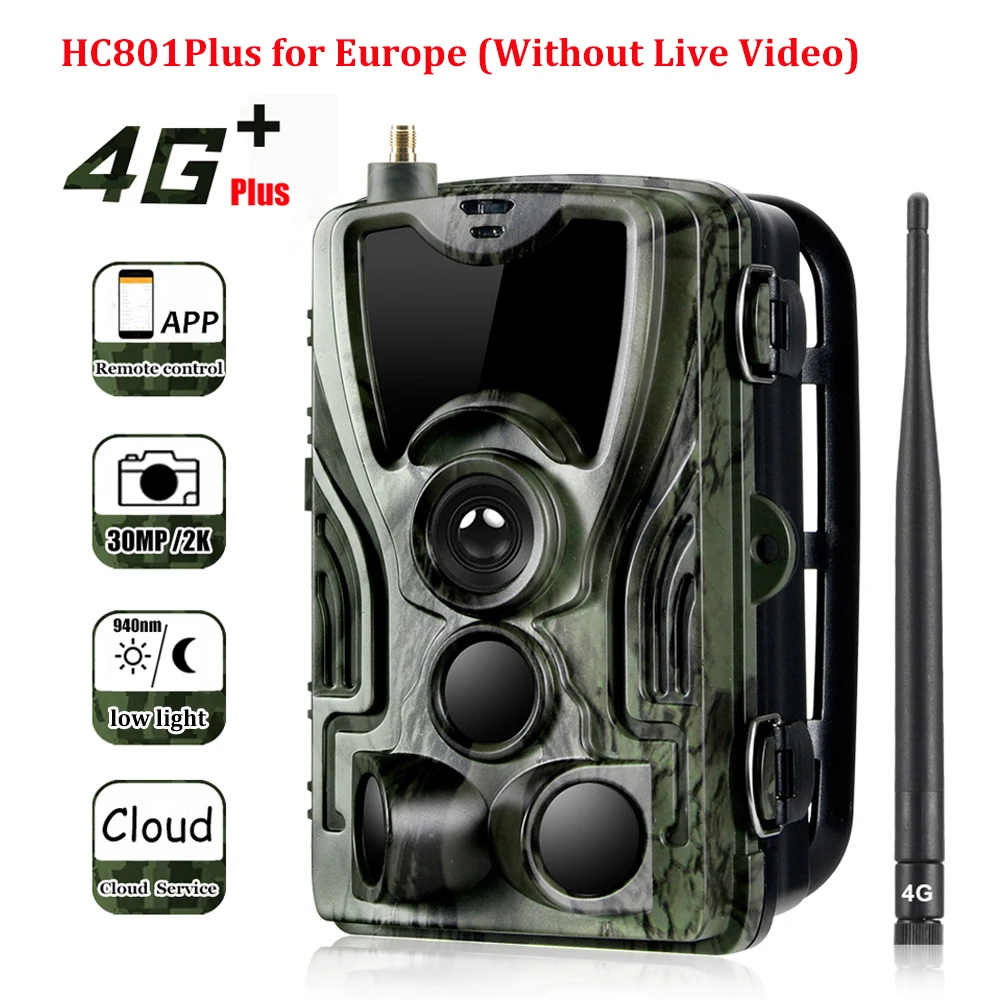 Outdoor Wild Camera 4g With Live Video 940nm Hunting Wild Life Animal