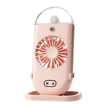 

Handheld Spray Fan, Portable Rechargeable USB Humidifier, Small Fan