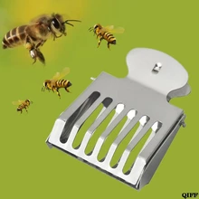 2 шт из нержавеющей стали пчеловодная королева ловушка для пчел клетка маркировочный зажим пчеловод Apiculture прочное оборудование инструмент