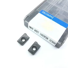 APKT1003 PDR IC908 фрезы HM90 твердосплавный инструмент для обработки деталей вращения вставка APKT 1003 фрезы APKT1003PDER токарные станки фрезерные инструменты с ЧПУ