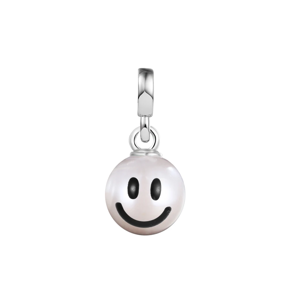 

Fits Europe ME Happy Mini Dangle Charms Bracelets 925 Sterling Silver Small Hole Beads for Jewelry Making kralen 2021 New