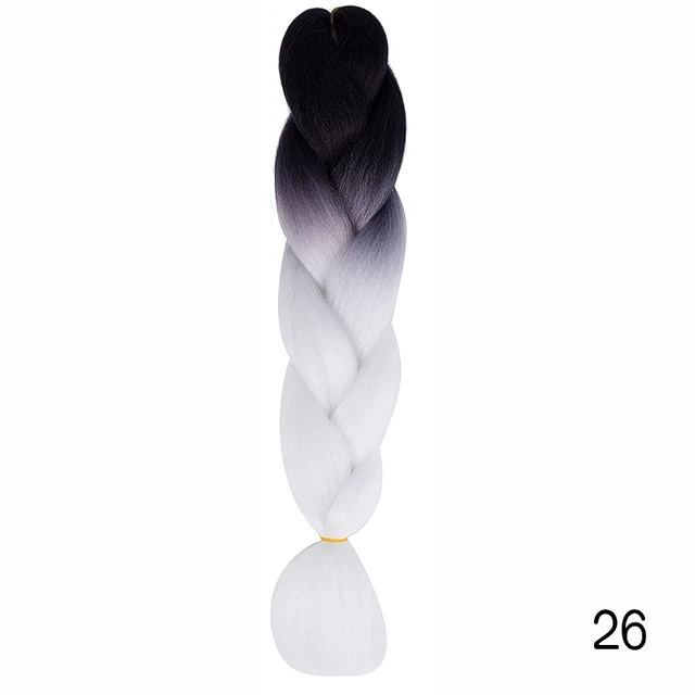 YXHAIR 100g 48 Inch Synthetic Jumbo Box Braids Expression Crochet Hair Extension for Women Pre Stretched Yaki Ombre B33