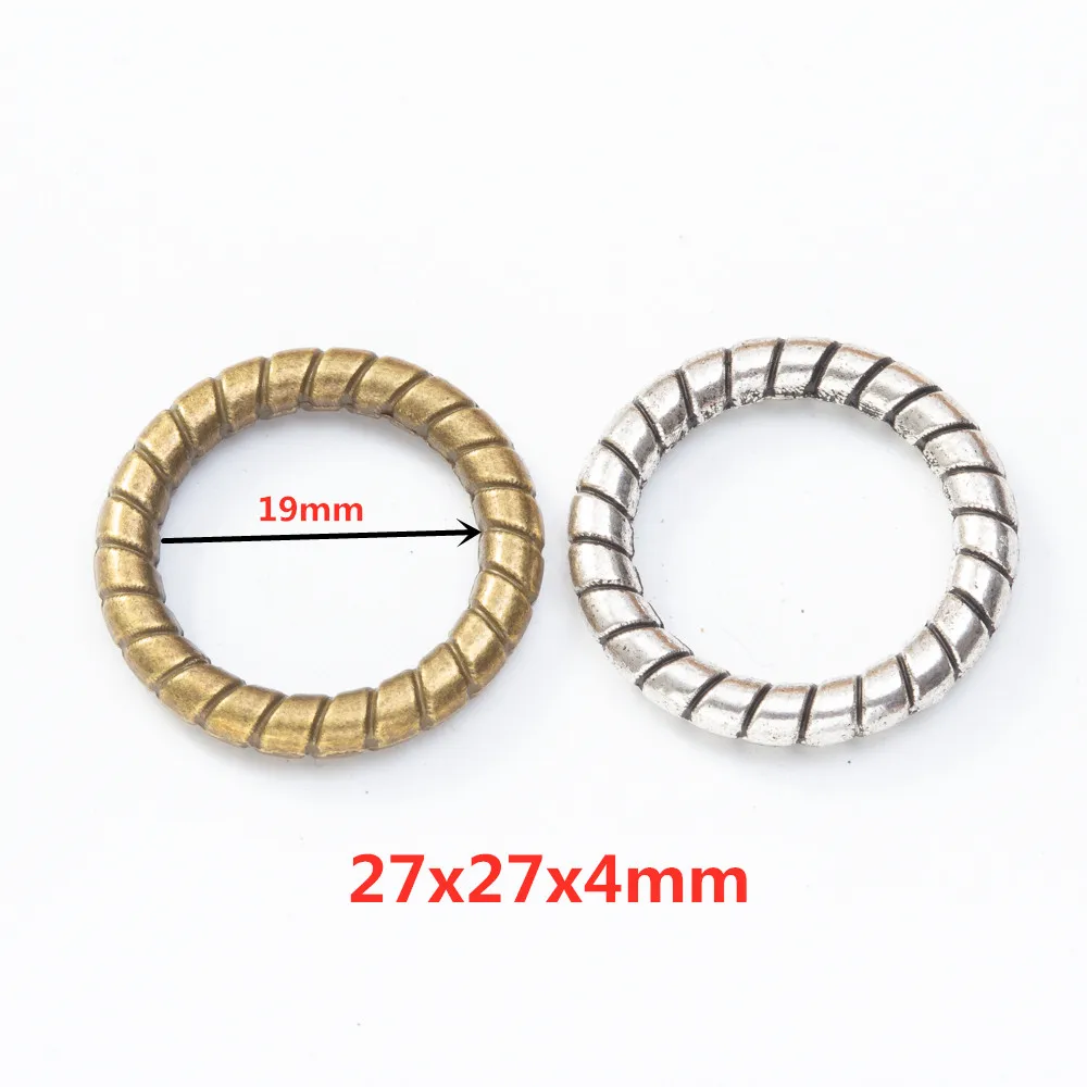 

35 pieces of retro round circle zinc alloy pendant DIY European style jewelry making 8330