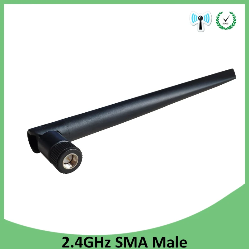 EOTH 2.4g antenna 5dbi sma male wlan wifi 2.4ghz antene pbx iot module router tp link signal receiver antena high gain