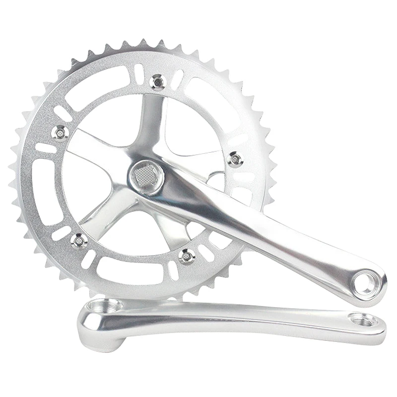 

Road Bicycle CNC 46T Crankset 6061-T6 Aluminum Alloy Chainring Crank Chainwheel Fixie