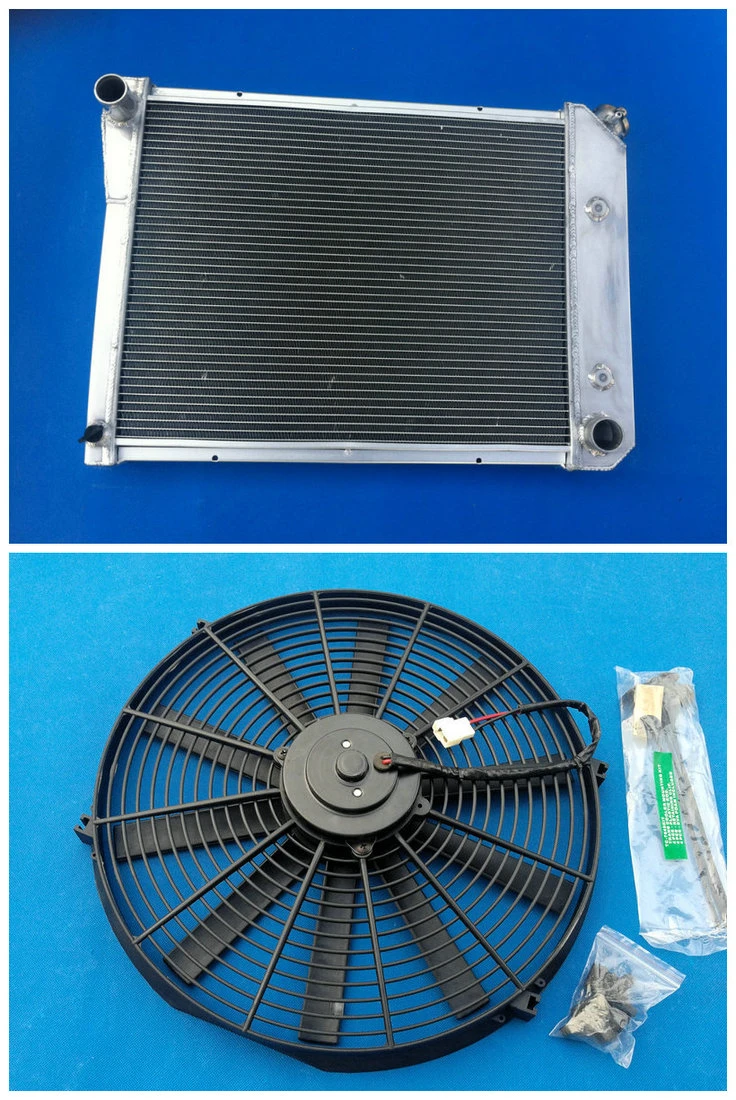 Radiador y ventilador de aluminio de 3 filas para Nova 1968 1968 1969 1970 1971 1972 1973 1974|radiator aluminium|radiator chevy - AliExpress