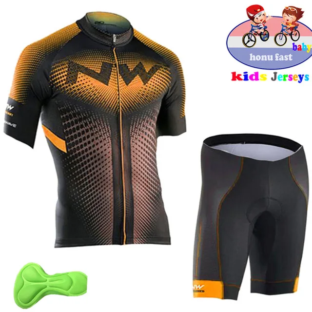 Новая летняя детская дышащая одежда с короткими рукавами для велоспорта детская велосипедная одежда спортивная одежда для катания на велосипеде для мальчиков - Цвет: Short sleeve Set 6