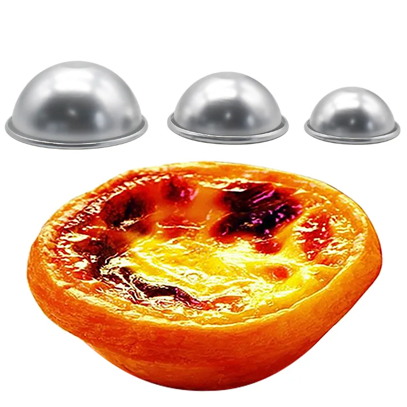 

Egg Tart Molds – Small Pie Muffin Cupcake Pans Tins Round Non-Stick Baking Cups Bakeware for Cake Cookie Cheesecake Pudding