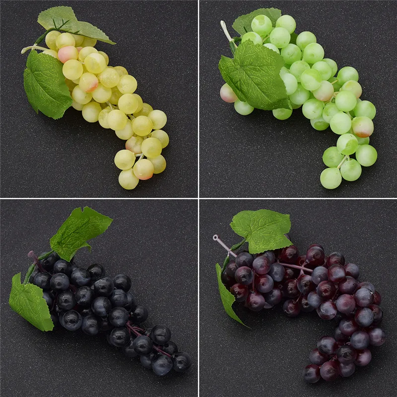 Имитация винограда Lychee, искусственные растения, фрукты для рождественской елки, украшения для дома, вечерние украшения