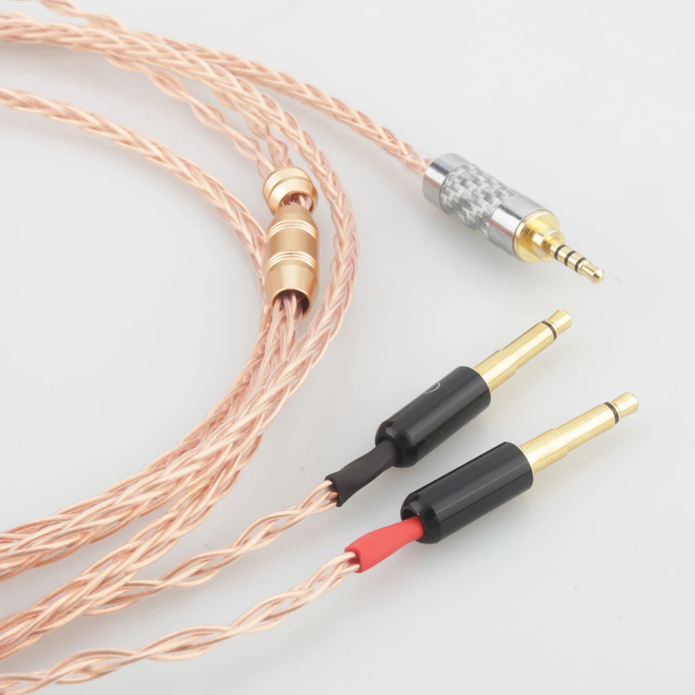 Audiocrast 8cores OCC Copper Replacement Headphones Cable Audio Upgrade Cable For Meze 99 Classics Focal Elear Headphones