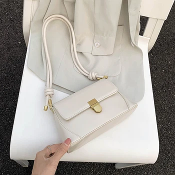 

Small PU Leather Shoulder Bags For Women 2020 Summer Solid Color Handbag Female Luxury Design Travel Hand Bags