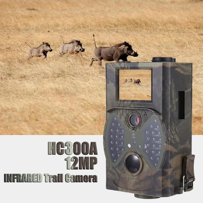 HC300M охотничья камера GSM 12MP 1080P фото ловушки ночного видения дикой природы инфракрасная охотничья камера s Охота Chasse scout - Цвет: 300a