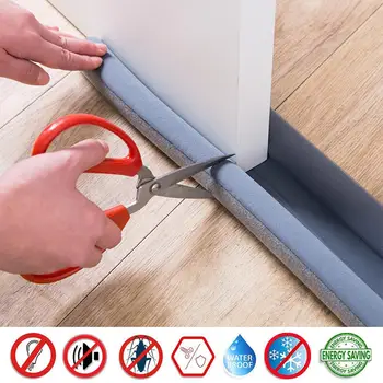 

Door Bottom Seal Soundproof Door Window Gap Block Glue Windproof Warm Stickers Insulation Dustproof Windproof Strip Draft Guard
