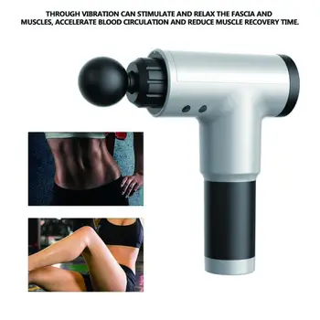 

New Massage Gun 6 Files Fascia Gun Massage Gun Muscle Massager Fascia Deep Vibration Therapy Massage US/EU Plug