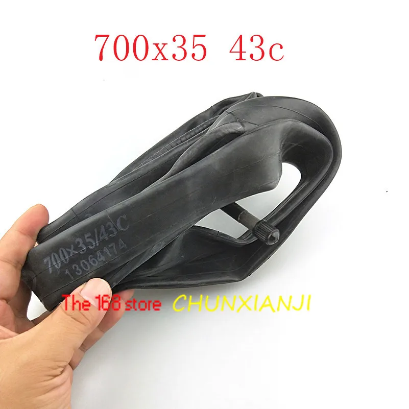 2 шт. 700x35/43c внутренняя труба 700*35/43c внутренняя шина для велосипеда, дорожный трубчатый покрышка, Аксессуары для велосипеда, прямой стержень клапана