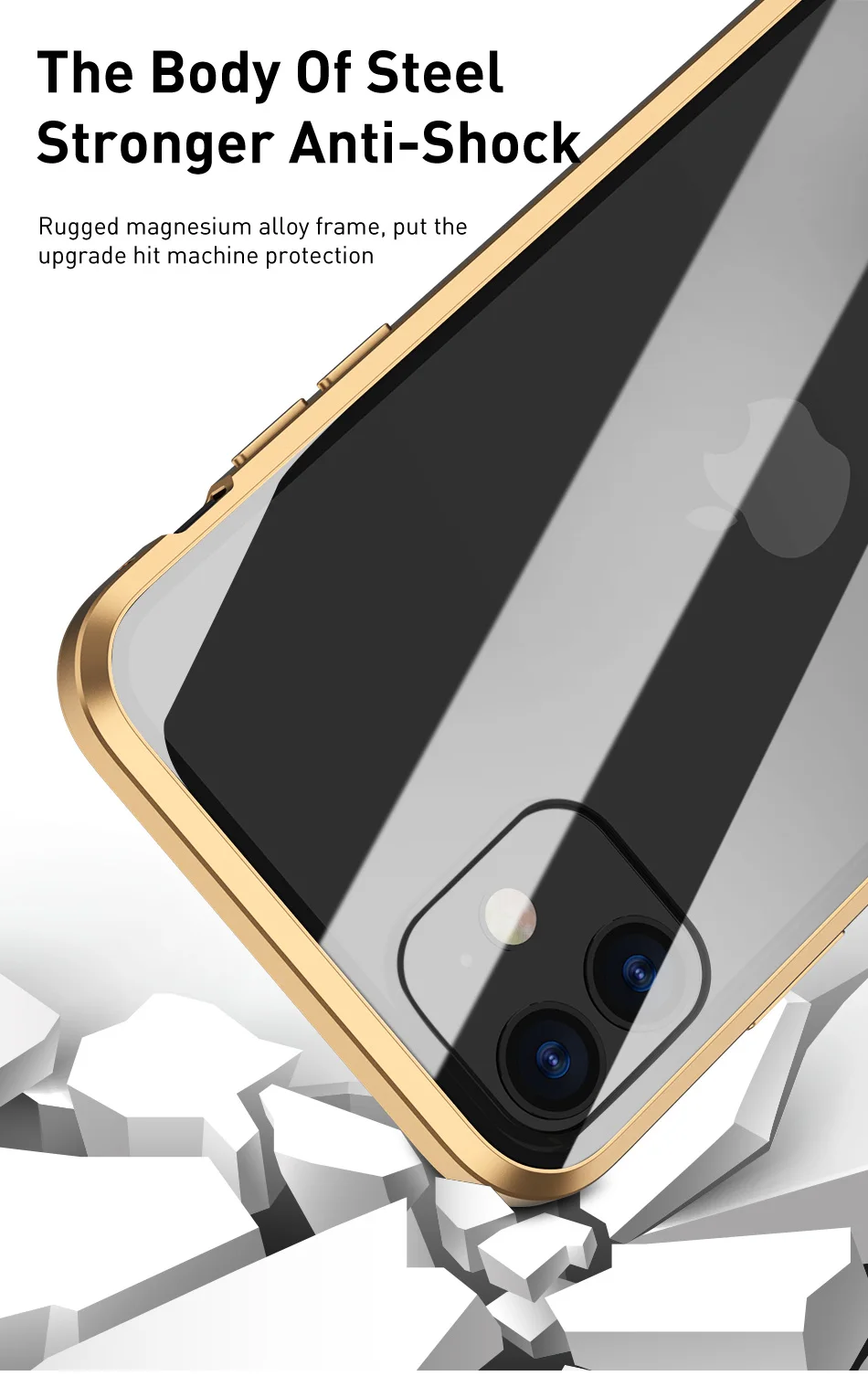 Анти-писк Магнитный чехол для телефона для iPhone 11 11 Pro Max XR XS Max X 7 8 6 6S Plus защита экрана закаленное стекло чехол