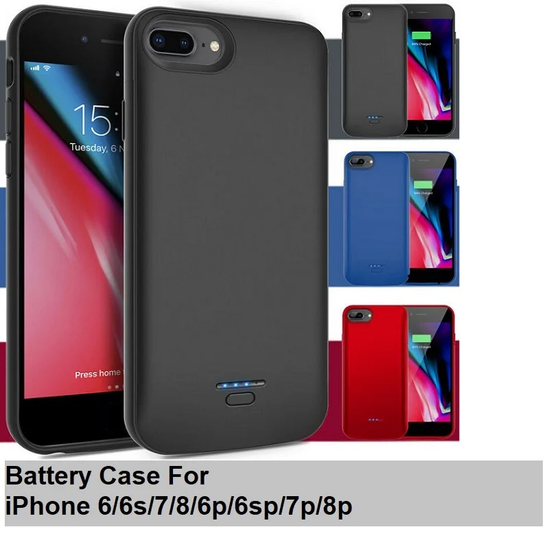 Зарядное устройство TIPTOP, портативный чехол для iPhone 6, 6 S, 7, 8 Plus, чехол, 4000 мАч/5500 мАч, зарядное устройство, внешний аккумулятор, чехол для телефона, s