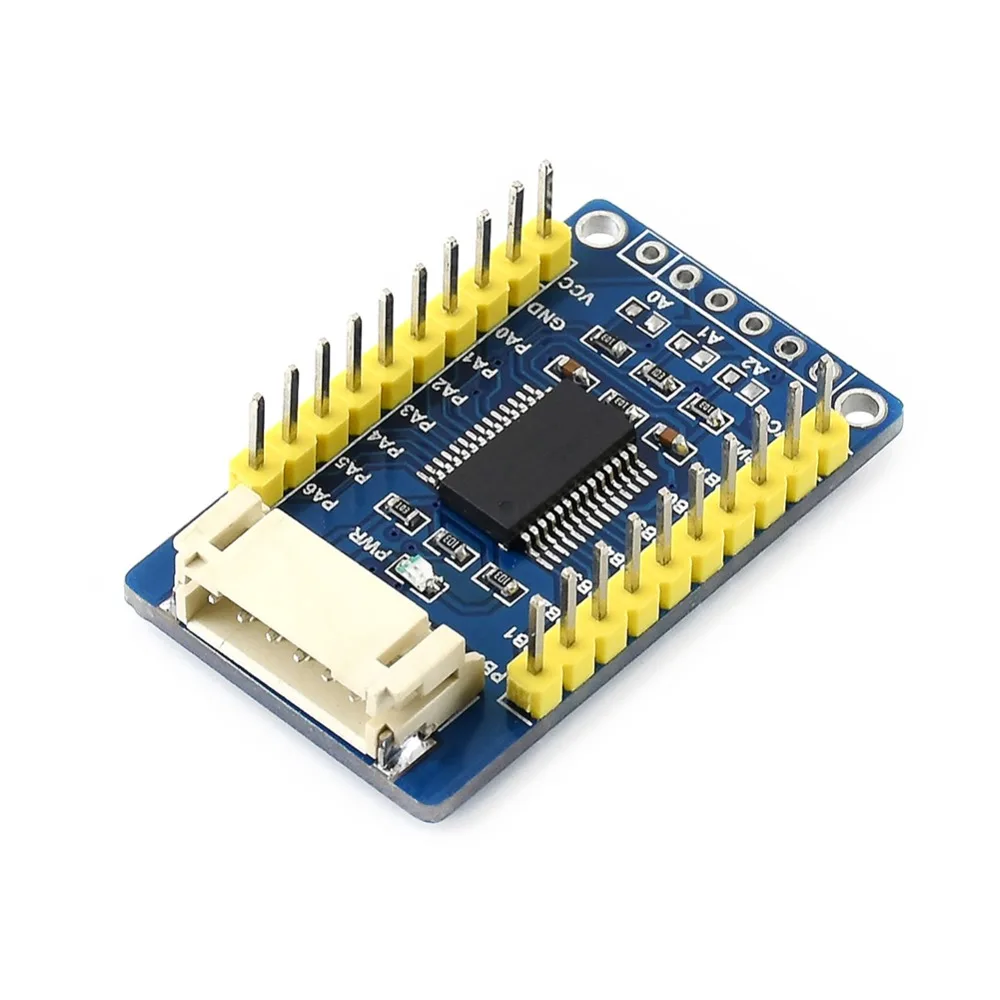 5 шт. Waveshare MCP23017 IO Плата расширения 6pin igc интерфейс расширяется 16 I/O контакты для Raspberry Pi/Micro: бит/Arduino/STM32