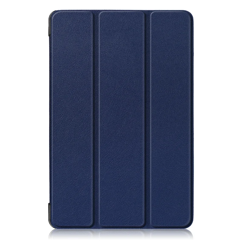 Тёмно-синий For Samsung Tab S5e 10.5 Inch Tablet Case Tri-Fold PU Leather Flip Folding Stand Cover for Samsung Galaxy Tab S5e 10.5 T720 T725 - Цвет: Тёмно-синий