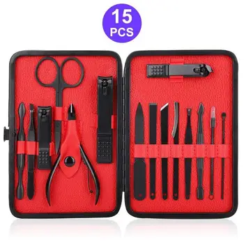

15 Piece Set of Nail Clippers Set Nail Tools Nail Clippers Pedicure Tools