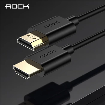 

ROCK HDMI Cable 4K HDMI to HDMI 2.0 Cable Cord for Apple TV PS4 4K Splitter Switch Box Extender 60Hz Video Cabo Cable HDMI
