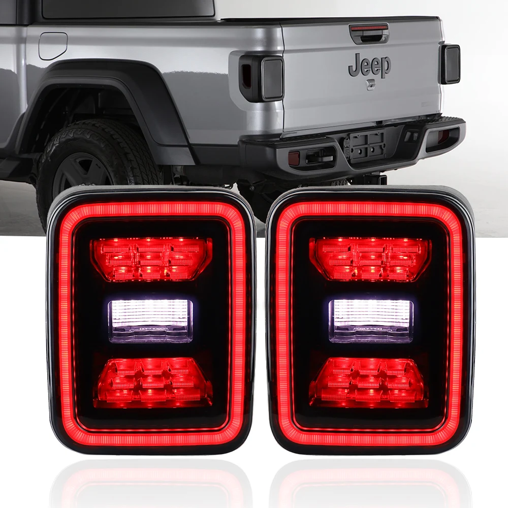 1-Pair Jeep Wrangler Replacement Tail Light Assembly 