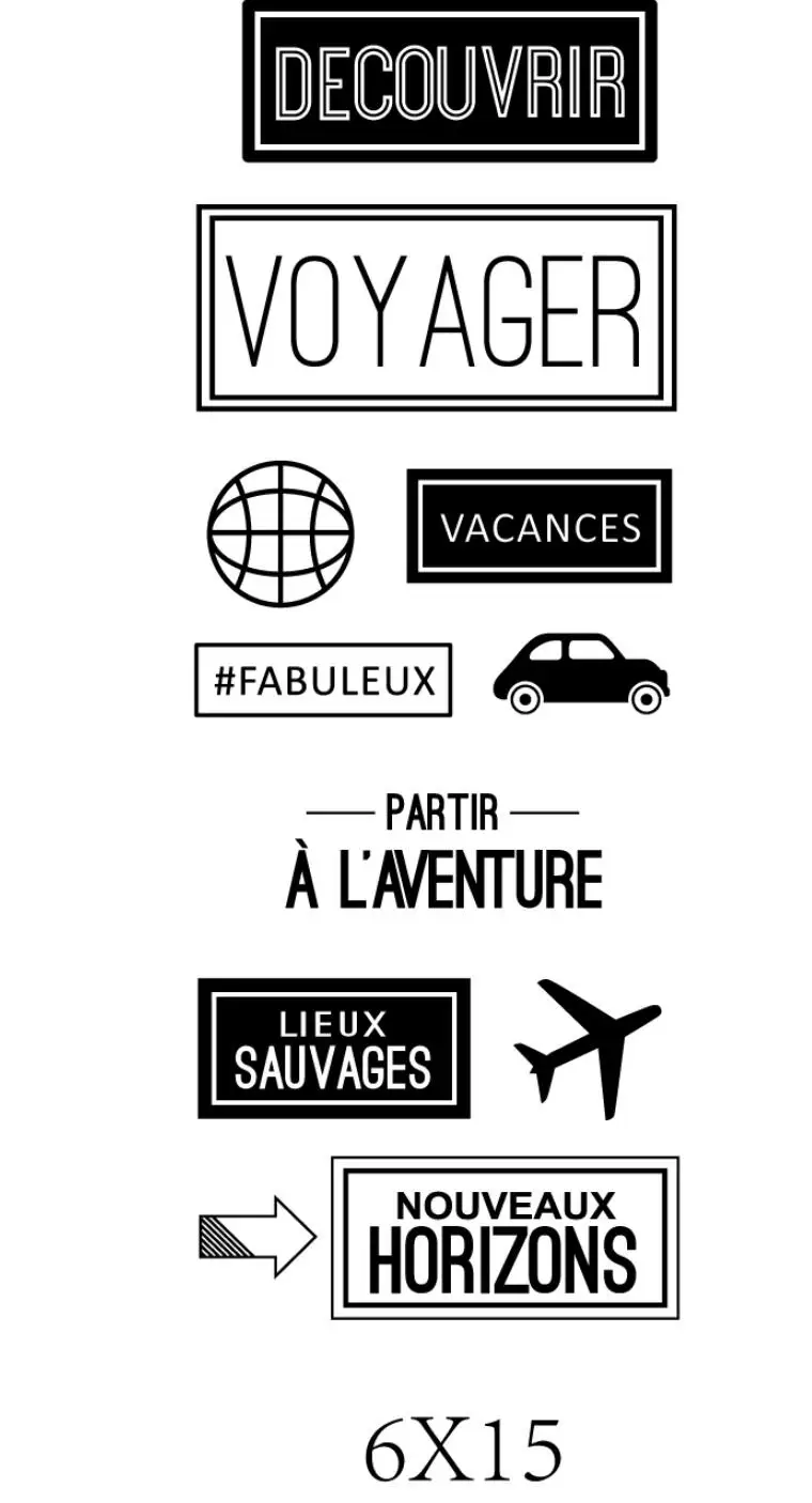 

French transparent Clear Silicone Stamp/Seal for DIY scrapbooking/photo album Decorative clear stamp sheets B0207