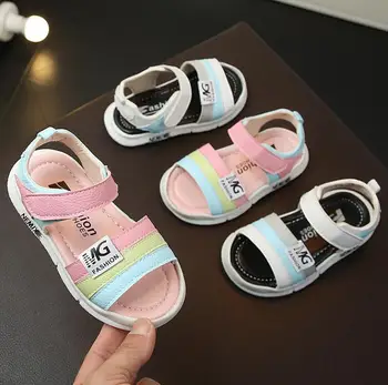 

2020 New Children Sandals For Boys Girls Summer Fashion High Quality Baby Beach Shoes Cute Breathable Soft Non-slip Kids Sandals