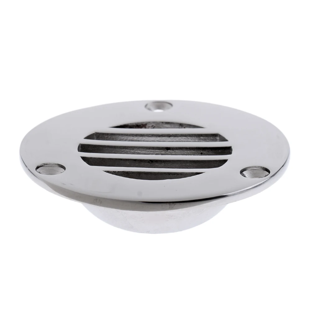 316 Stainless Steel Heavy Duty Boat Floor Deck Drain for Marine Boat Yacht Caravan - 2.44 x 0.6 inch