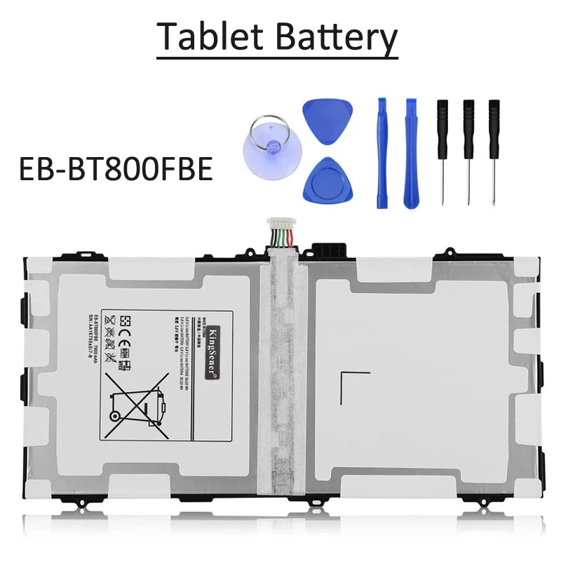 Kingsener Eb-bt800fbe Bateria de Substituição para Samsung Galaxy Tab 10.5 s Sm-t800 Sm-t801 Sm-t805 Sm-t807 Sm-t807a Eb-bt800fbc Baterias p/ laptop - Imagem 2