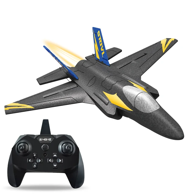 F35 F22 J-20 Fighter 2.4G 4CH EPP RC Airplane 315mm Wingspan Remote Control Plane Warbird RTF Flight Toys For Boys KidsSilver