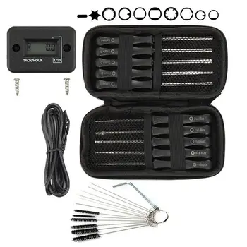 

Tachomter Tach Meter + (Pack of 10) Carburetor Adjustment Tool Set for Common 2 Cycle Small Engine ECHO STIHL Poulan Husqvarna M