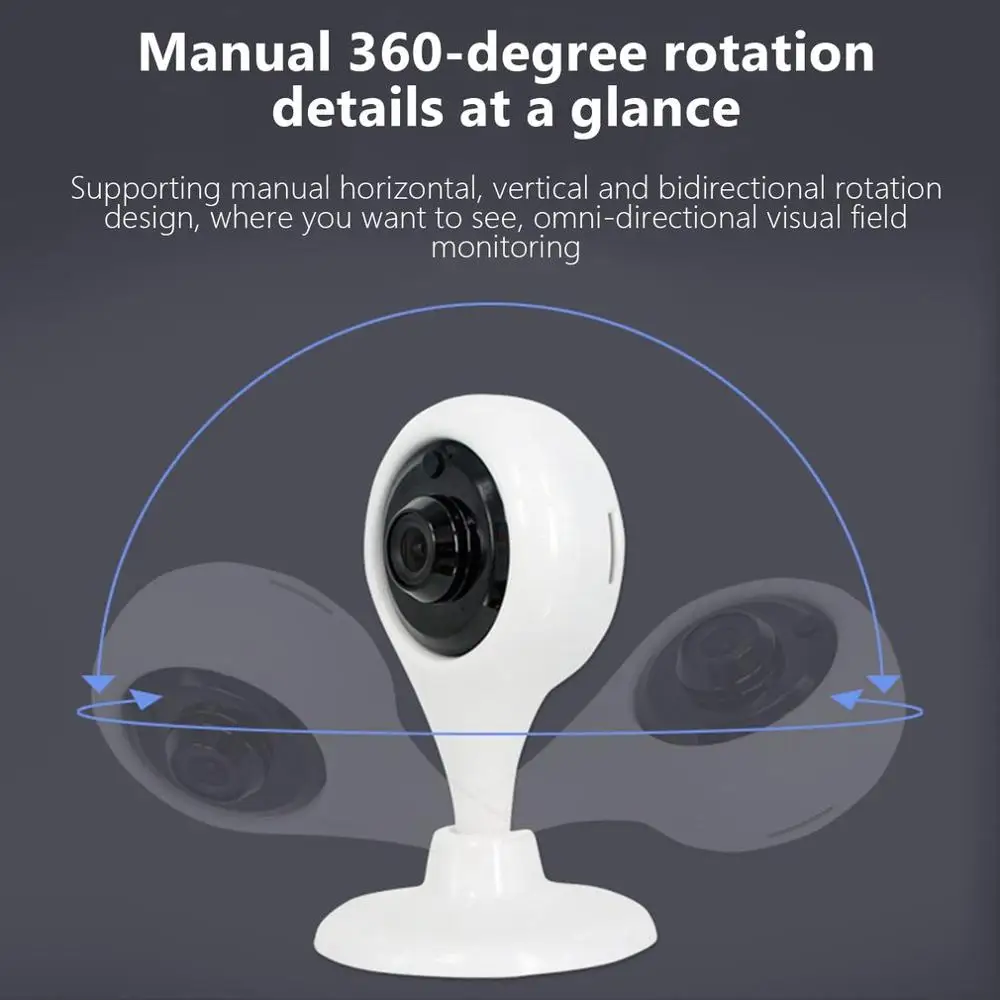 Small Water Droplet Camera High Definition Wireless Wifi Infrared Night Vision Edition Remote Monitoring Home Smart Camera