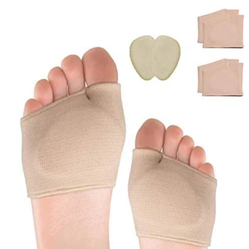 

Metatarsal Sleeve Pads-2-Pair Ball of Foot Cushions and 1-Pair Gel Forefoot Cushion for Metatarsalgia,Blisters,Callus,Neuroma,Di