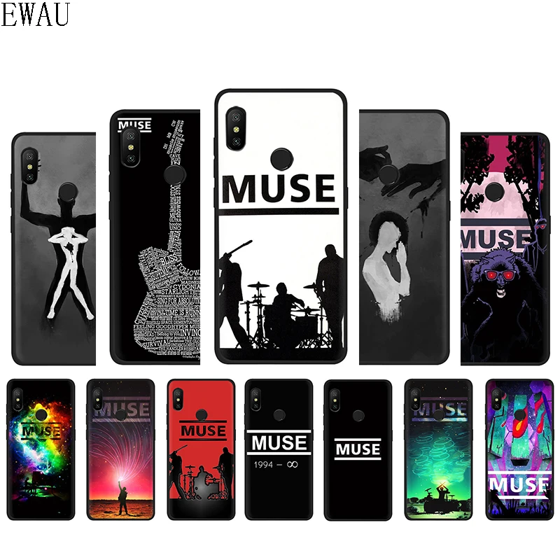 

EWAU Muse Band Lyrics Music Songs Silicone phone case for Xiaomi 5X 6 6X 8 9 SE A1 A2 Lite F1 Max 3 9T A3 Pro CC9 CC9e