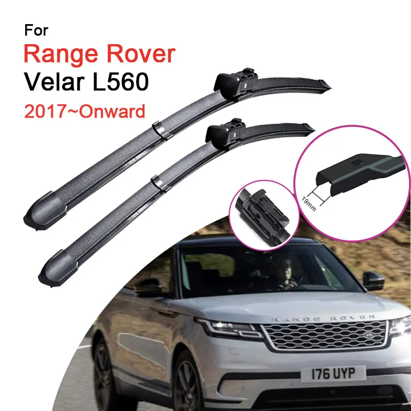 Spazzole Tergicristallo Anteriori Auto Per Range Rover Velar L560 Elettrico P250 P340 P380 P400 2017 ~ 2021 Tergicristalli Accessori