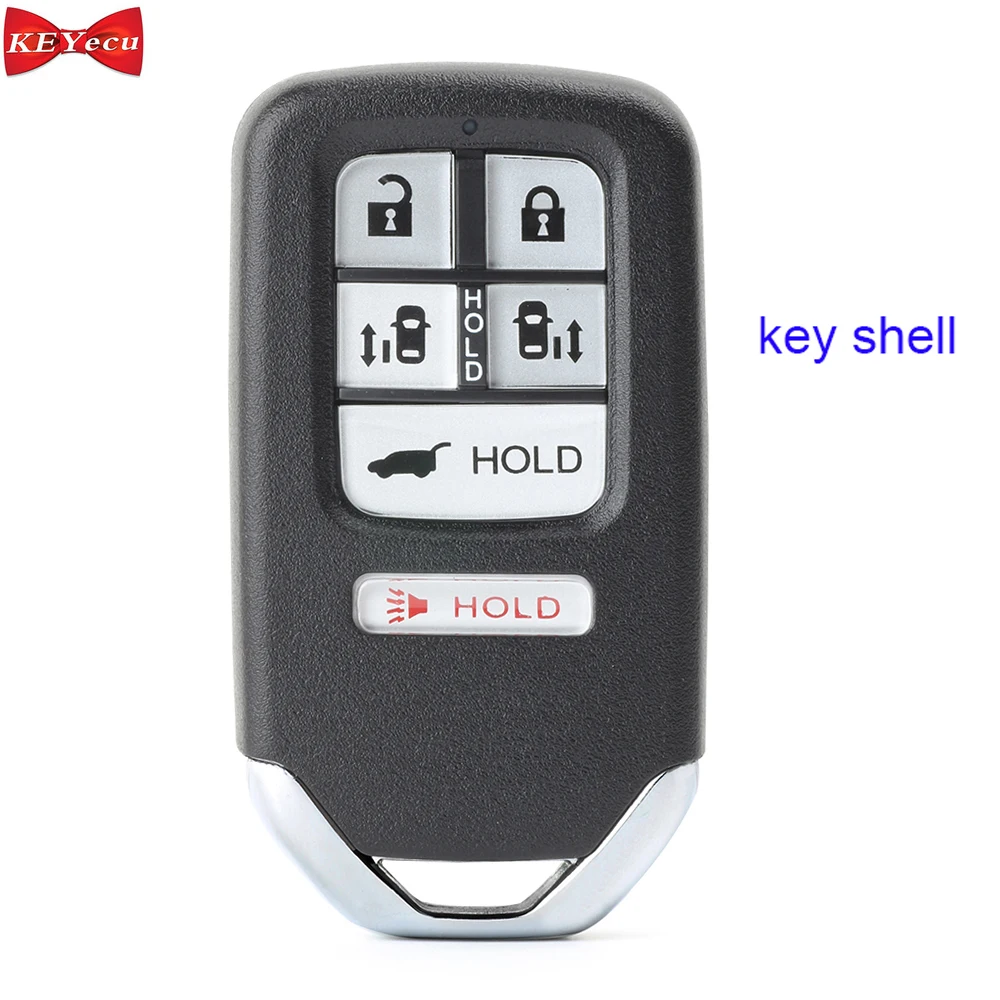 KEYECU для Honda Odyssey 2014 2015 2016 2017 2018 пульт дистанционного ключа оболочки чехол Корпус Fob