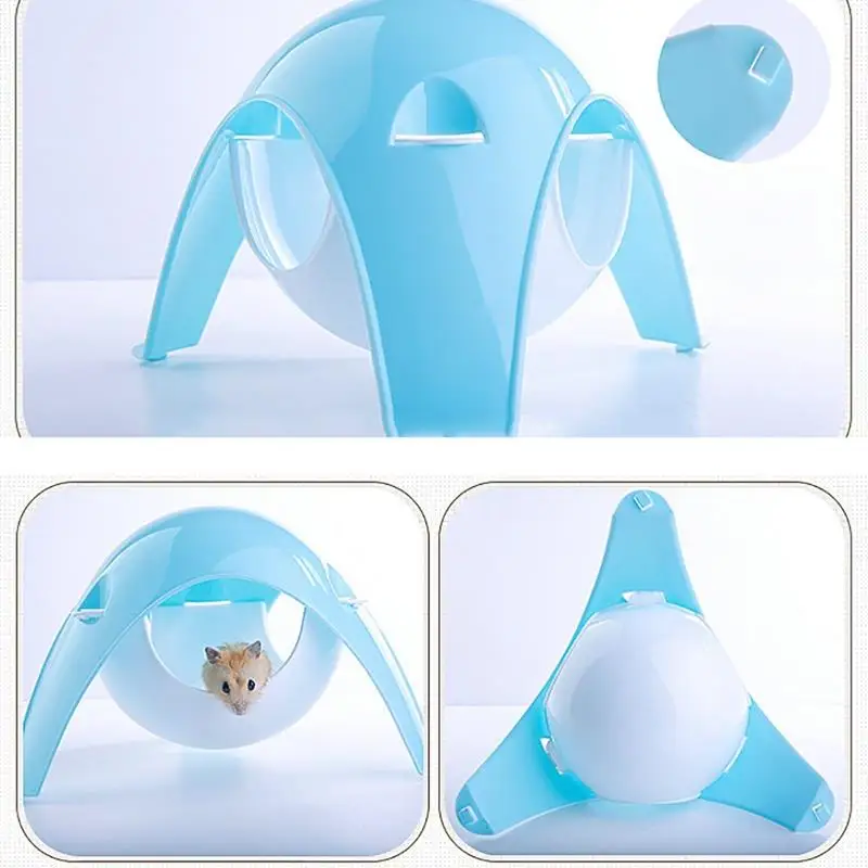 Pet Hamster House Space Pod Dual-Use Plastic Hamster Cage Hammock Small Animal Space Pod Cage For Hamster Rats Hamster Nest