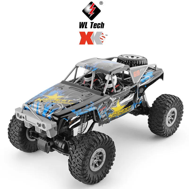 

Weili 104310 1 than 10 Electric Four-Wheel Drive Double Bridge Climbing Car Hanging Double Straight Bridge Off-road Toy Car Mode