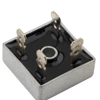 

KBPC5010 1000 Volt Bridge Rectifier 50 Amp 50A Metal Case for Heat Dissipation 1000V Square Shape Single Phases Diode Bridge
