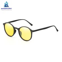 Очки для водителя, поляризованные желтые очки ночного видения для ночного вождения, защитные очки для глаз, анти-светильник, анти-УФ солнцезащитные очки