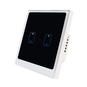 

Smart Switches Eu Standard Ewelink App Remote Control Light Switch 2 Gang Smart Home Wifi Wall Press Sensor Switch Eu Plug