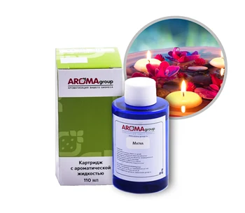 

Cartridge with aroma oil machine installed aromagroup dispenser liquid, fragrance "magma", 100 ml.